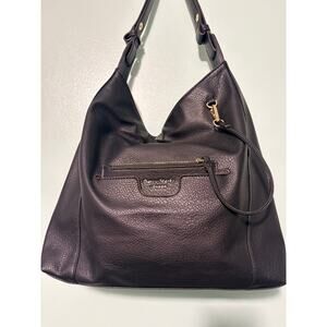 Darcy Marks London Black Pebbled Purse Tote and Coin Purse